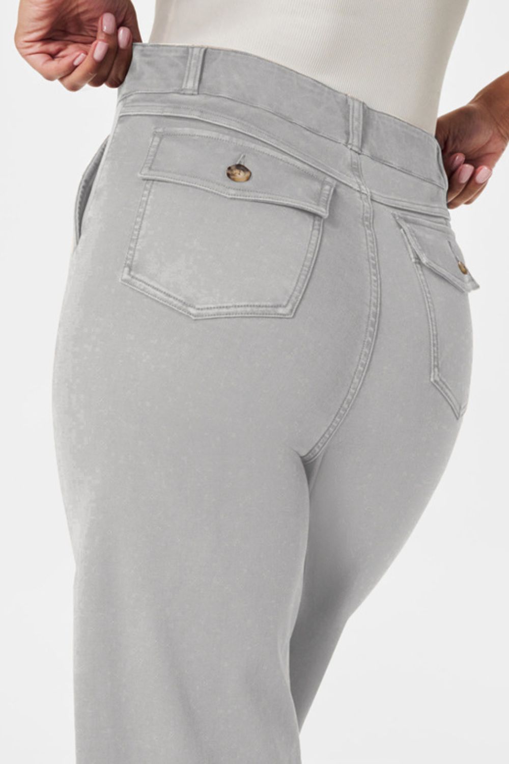 Levoire | Jean Taille Haute Avec Poches Classiques, Élégant Et Polyvalent