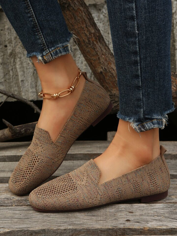 Levoire | Sandales En Maille Pour Femmes Khaki