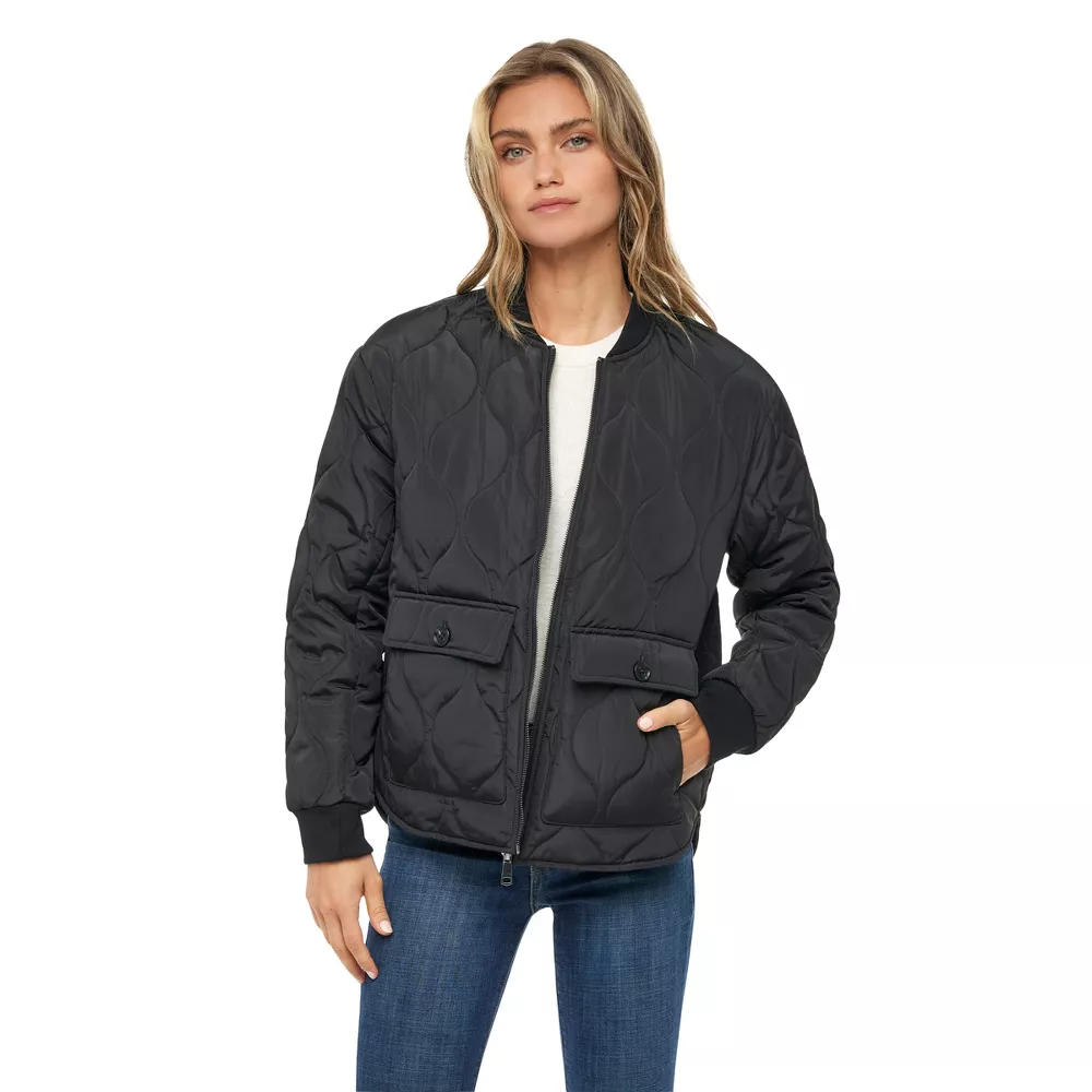 Levoire | Veste Matelassée Onion Confortable Et Élégante Noir