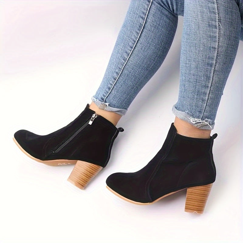 Levoire | Bottes Relaxantes Pour Femmes Avec Un Talon Épais Pour Une Marche Confortable