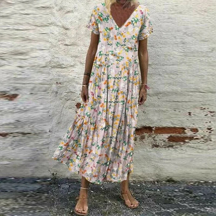 Levoire | Robe Fleurie D'Été Rosa