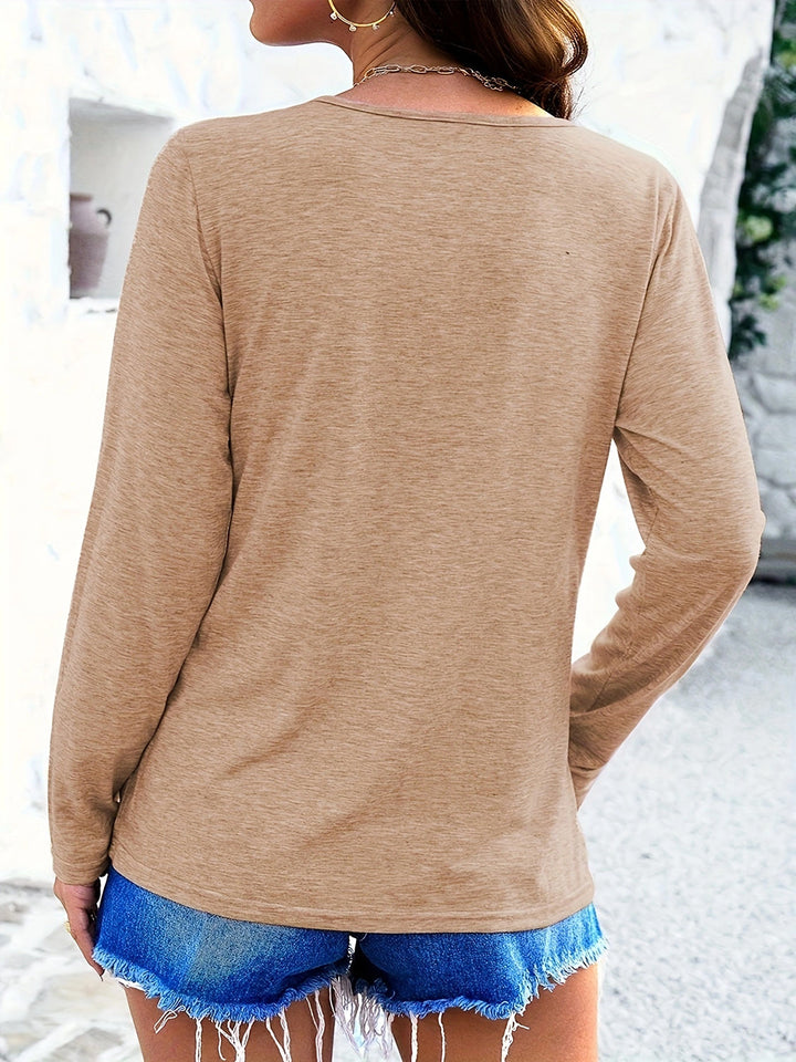 Levoire | Risti V-neck Long Sleeve T-shirt