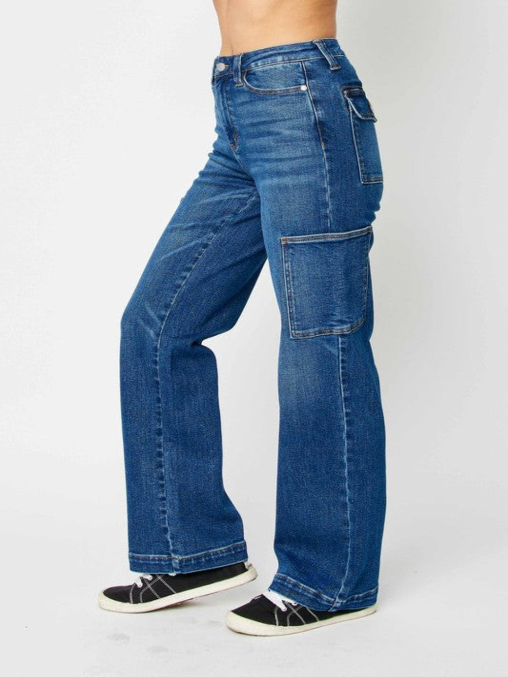 Levoire | Judy Blue Taille Haute Cargo Jeans