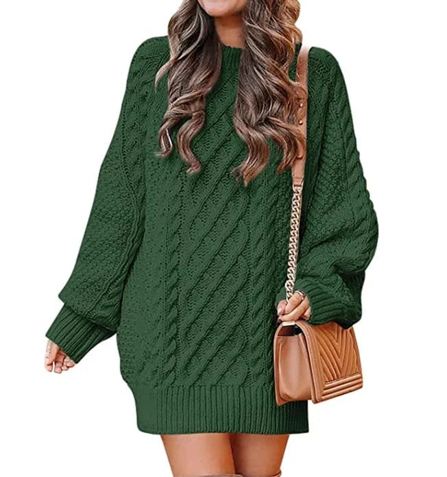 Levoire | Pull Ample Décontracté Vert