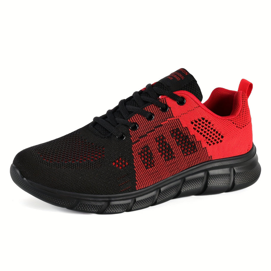 Levoire | Chaussures Légères Et Respirantes Pour Hommes Noir rouge