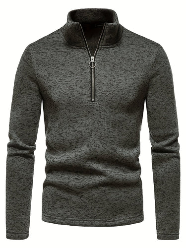 Levoire | Costumes En Tricot Pour Hommes Avec Zip À Mi-Hauteur Et Col Montant