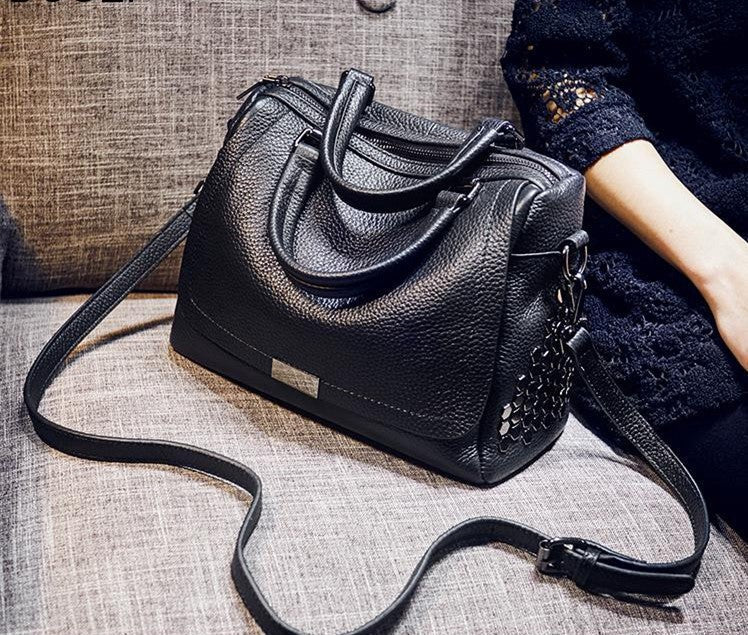 Levoire | Retro Une Épaule Sac Pour Femmes, Compatibilité Parfaite Noir