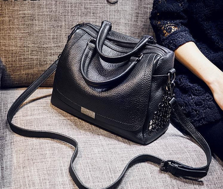 Levoire | Retro Une Épaule Sac Pour Femmes, Compatibilité Parfaite Noir