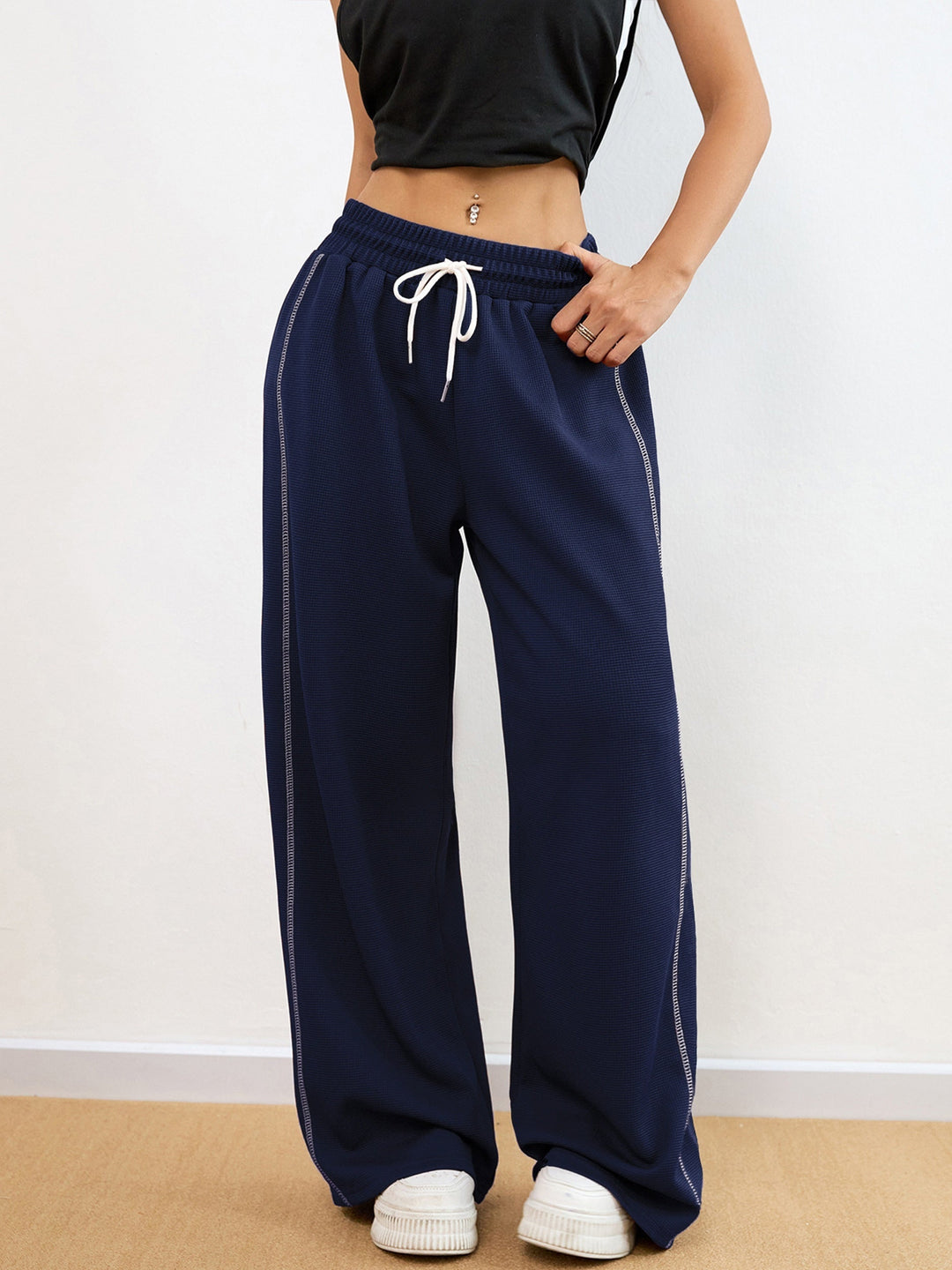 Levoire | Pantalon De Jogging À Motif Guimauve Pour Femmes En Couleur Unie