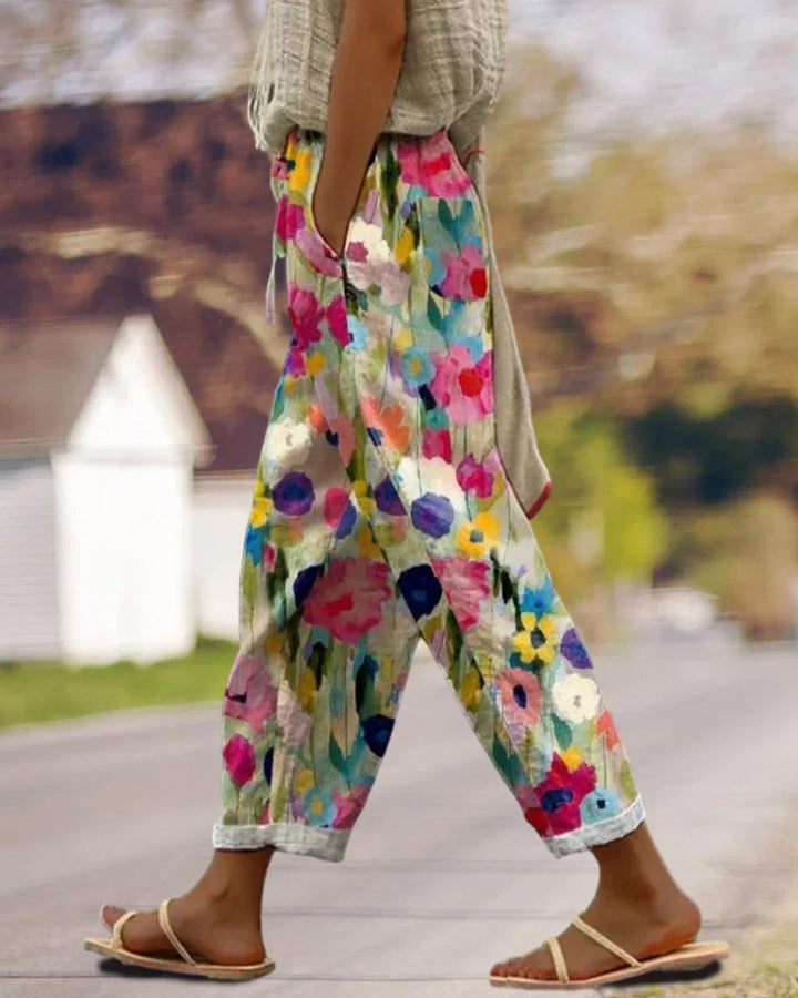 Levoire | Pantalon à imprimé floral