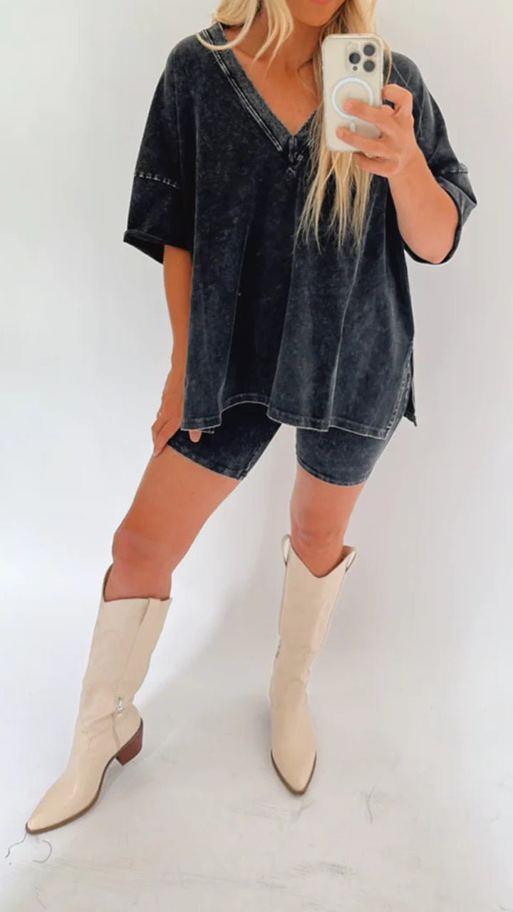 Levoire | Tenue D'Été Confortable Noir