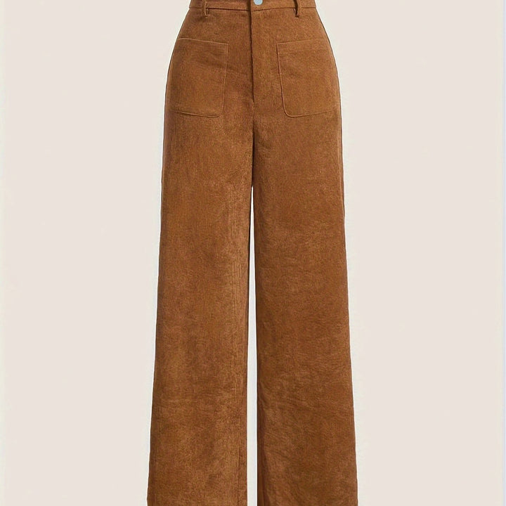Levoire | Pantalons En Vin Taille Haute