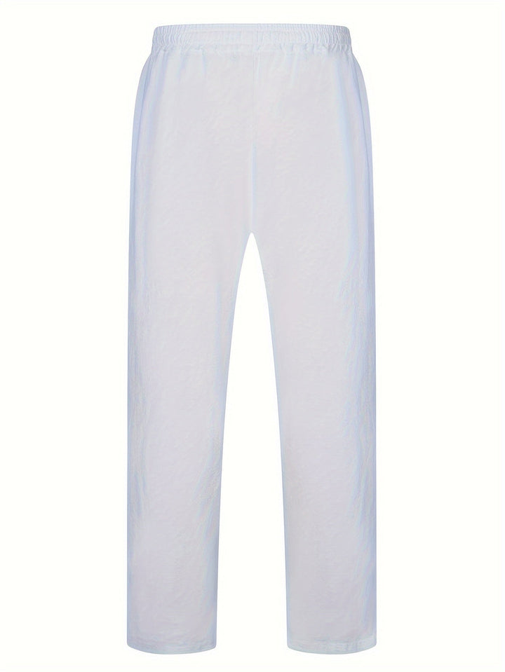 Levoire | Pantalons En Coton Pour Hommes Avec Cordon Et Poches