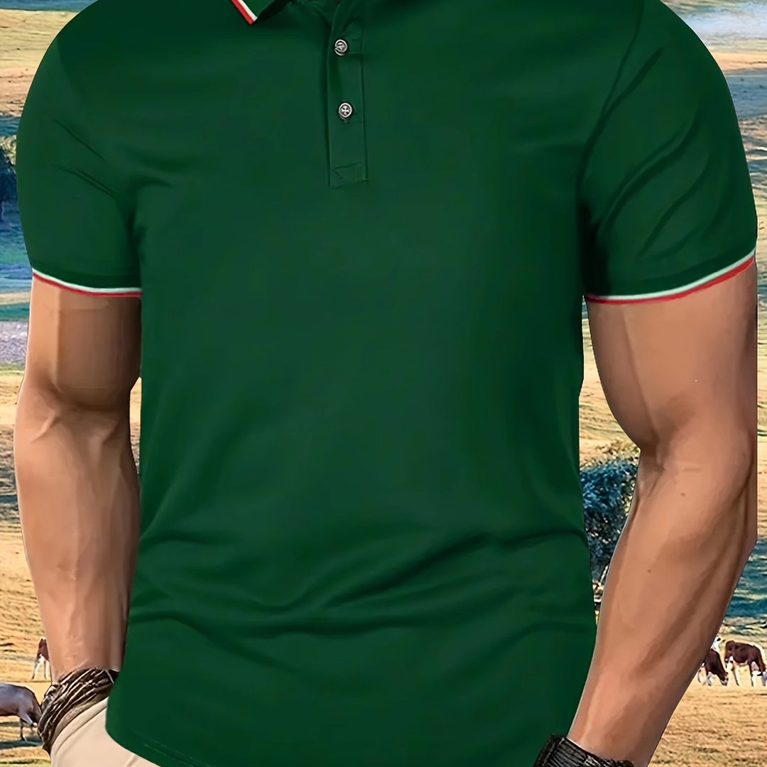 Levoire | Polo Léger Pour Homme Avec Bouton