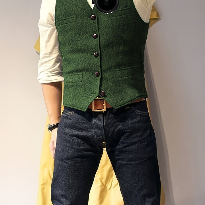 Levoire | Gilet En Laine Inspiré Par La Récolte Du Vin Avec Motif De Toile D'Araignée