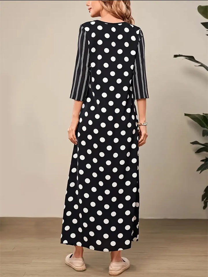 Levoire | Robe À Linéa A À Manches Longues Pour Le Printemps