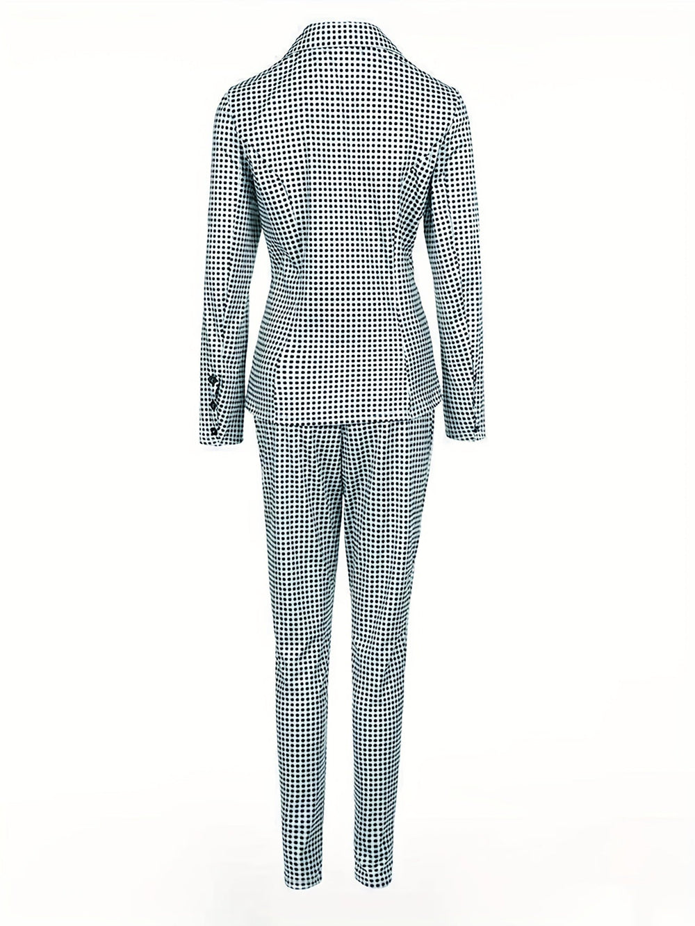 Levoire | Veste À Imprimé À Carreaux Et Pantalons Ensemble Deux Pièces