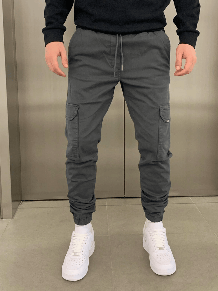 Levoire | Pantalon Jogger Cargo : Le Confort Rencontre Le Style Gris