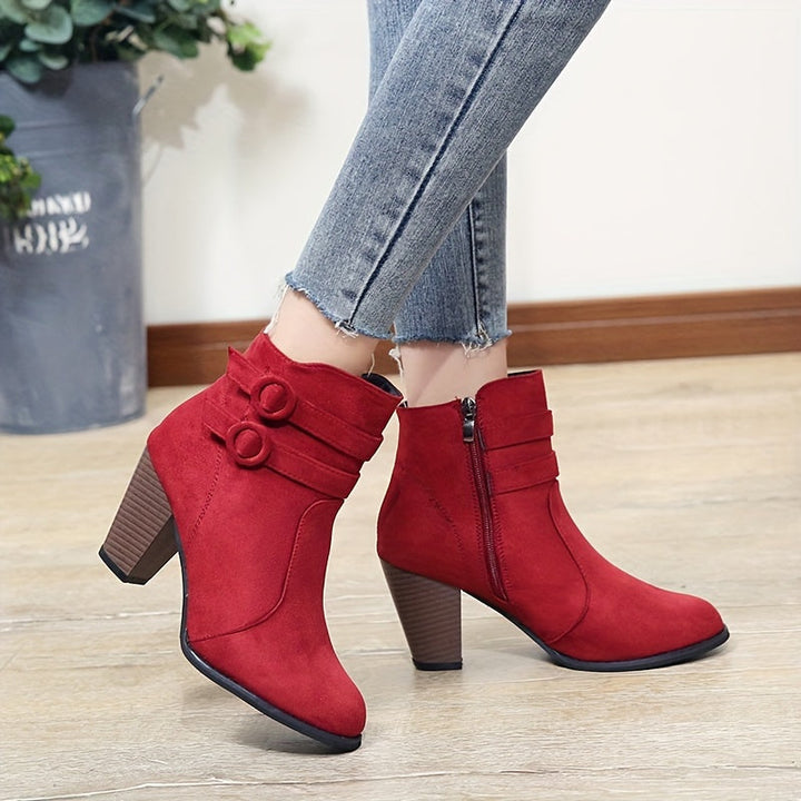 Levoire | Bottes Décontractées Pour Femmes Avec Talon Bloc Rot