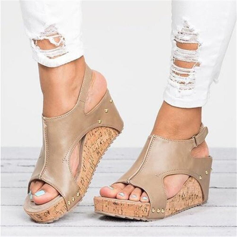 Levoire | Sandales À Plateformes Pour Femmes Beige