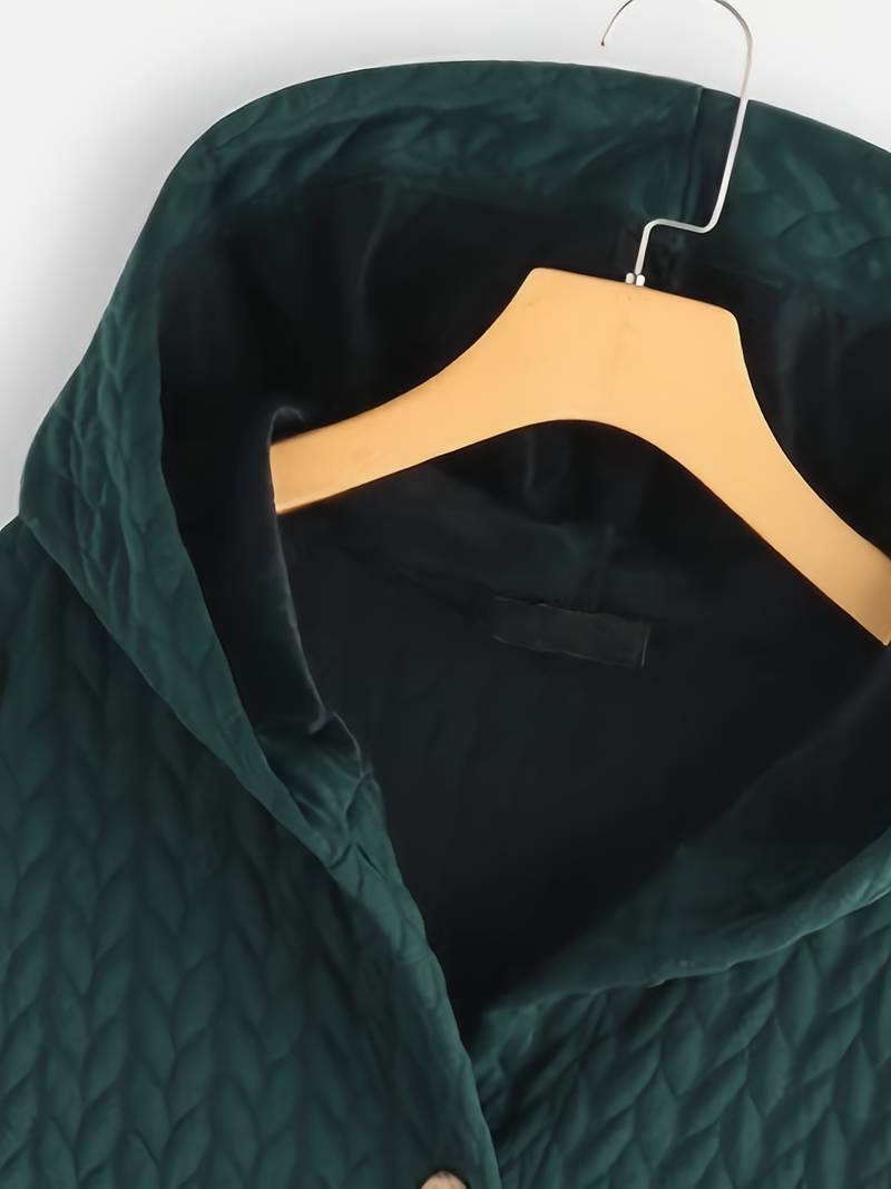 Levoire | Veste À Capuche À Manches Longues Chaude Avec Bouton