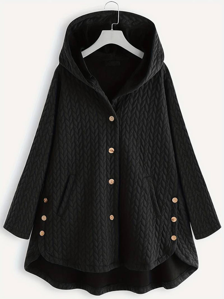 Levoire | Top chaud à boutons Noir