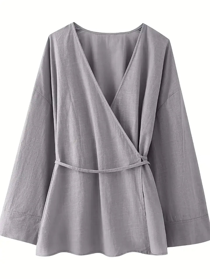Levoire | Veste Kimono Élégante Gris