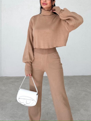 Levoire | Pull À Col Roulé Confortable Combinaison Mitaine