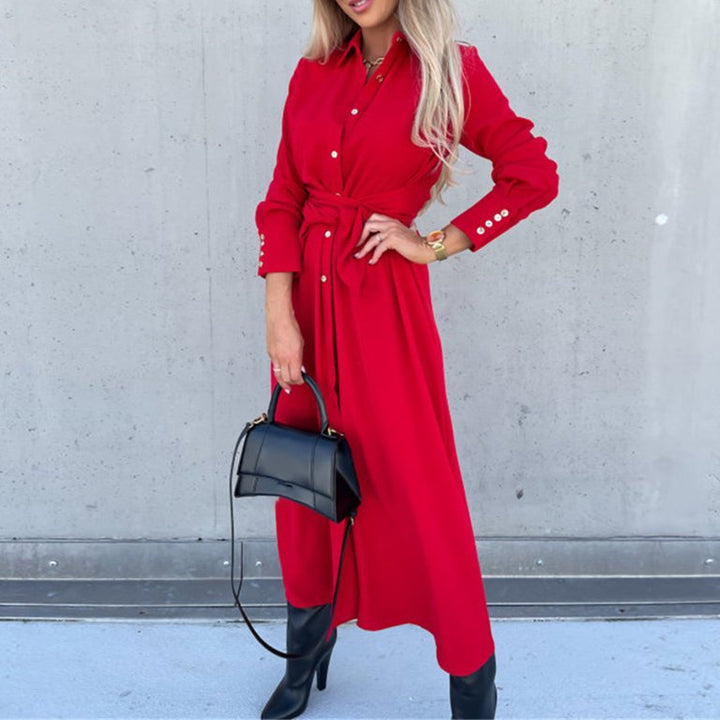 Levoire | Robe Maxi Élégante & Chic ROUGE