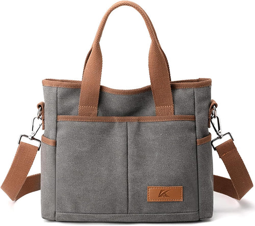 Levoire | Sac Bandoulière En Toile Pratique Avec Des Compartiments Spacieux