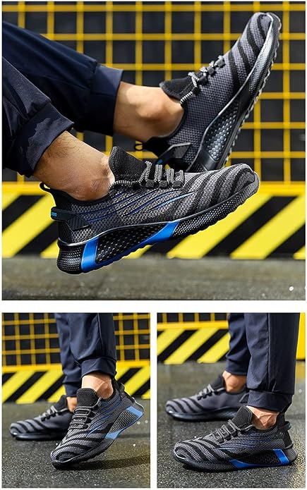 Levoire | Chaussures De Sécurité Pour Hommes Avec Un Large Support Pour Les Orteils