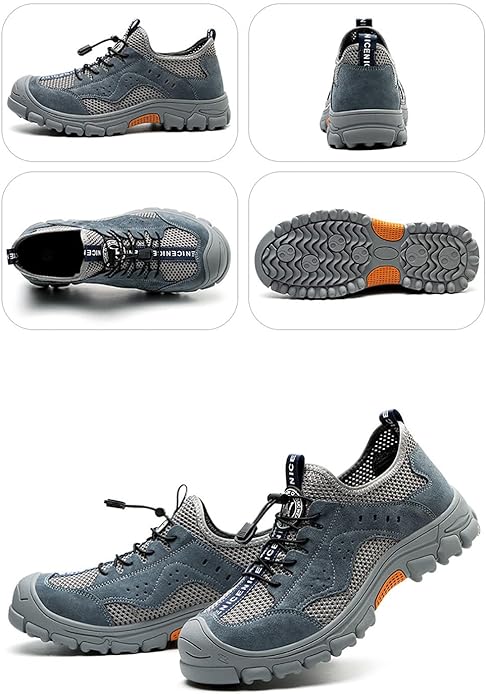 Levoire | Chaussures De Sécurité Industrielles Pour Hommes Avec Embout En Acier