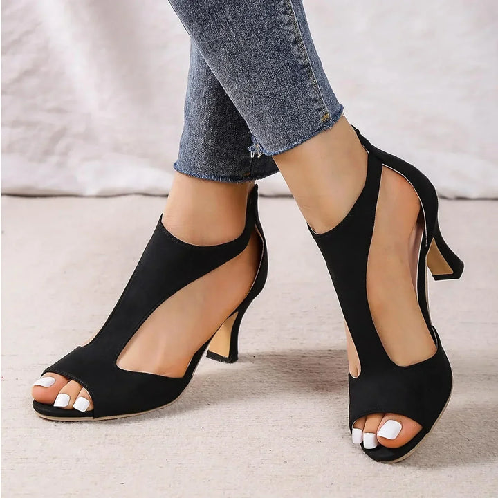 Levoire | Talons hauts orthopédiques avec confort de port Noir
