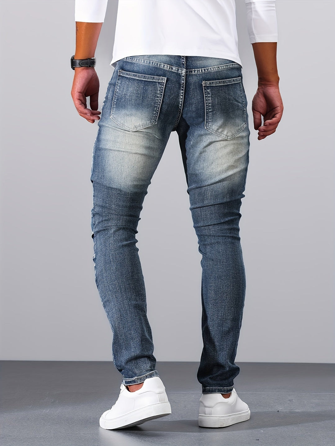 Levoire | Pantalons En Denim Vintage Skinny Pour Hommes