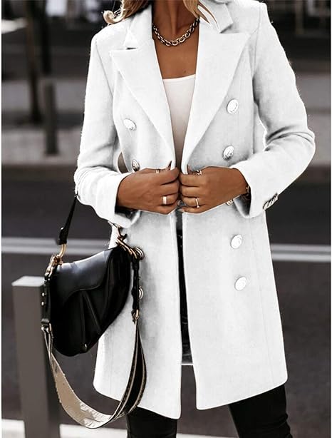 Levoire Solide Couleur Manteau Veste