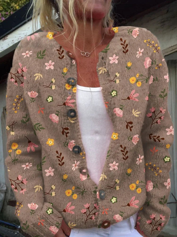 Levoire | Cardigan Floral BEIGE
