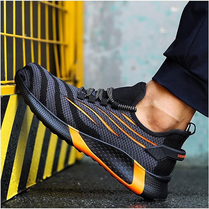 Levoire | Chaussures De Sécurité Pour Hommes Avec Un Large Support Pour Les Orteils