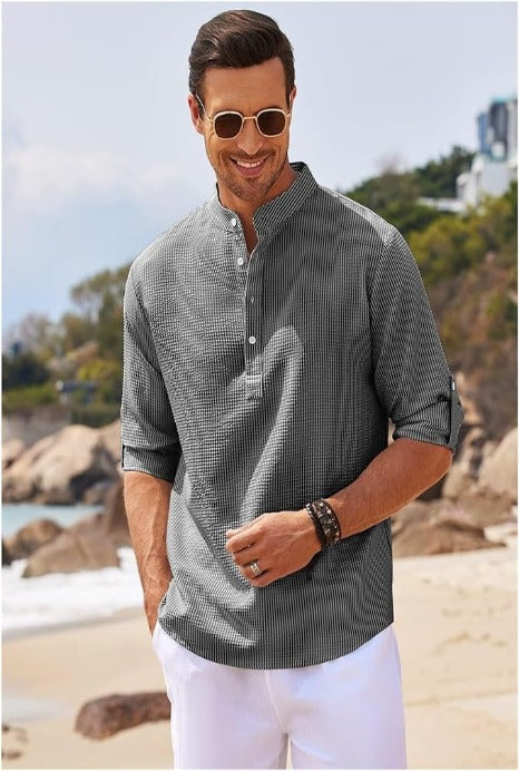 Levoire | Chemise Élégante À Col Montant