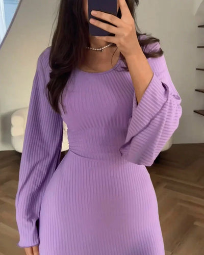 Levoire | Robe Élégante À Manches Longues