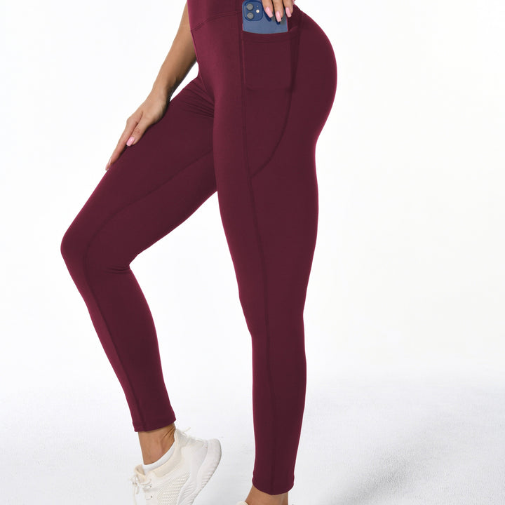 Levoire | Leggings De Sport Extensibles Pour Femmes Avec Rehaussement À L'Arrière Et Poches