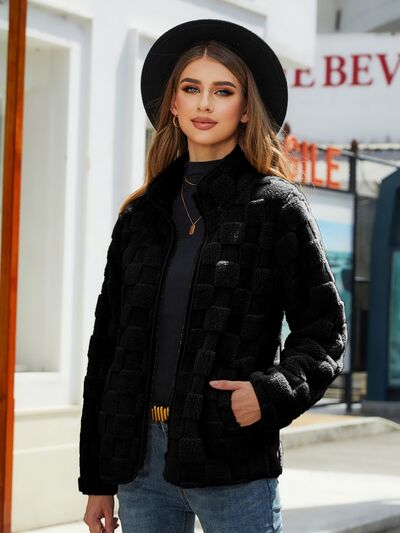 Levoire | Veste En Polaire Douce Et Chaude Pour Femmes Noir