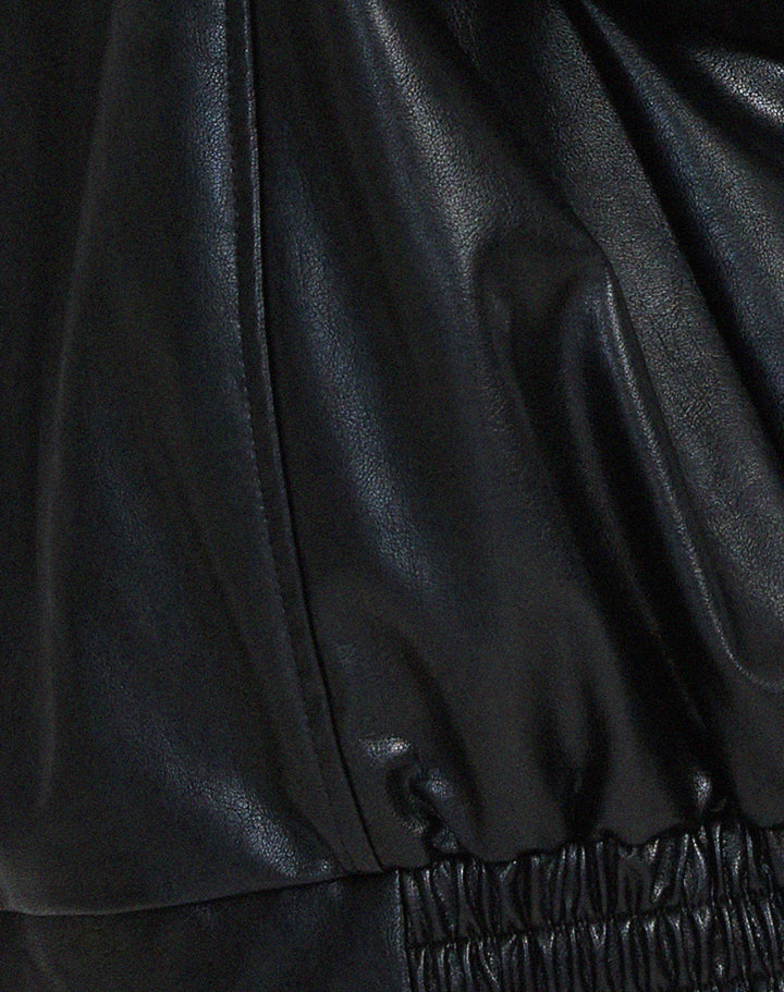Levoire | Surpoids Veste En Cuir Décontractée