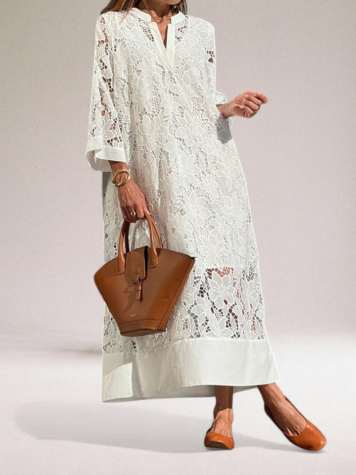 Levoire | Robe Longue En Dentelle De Luxe