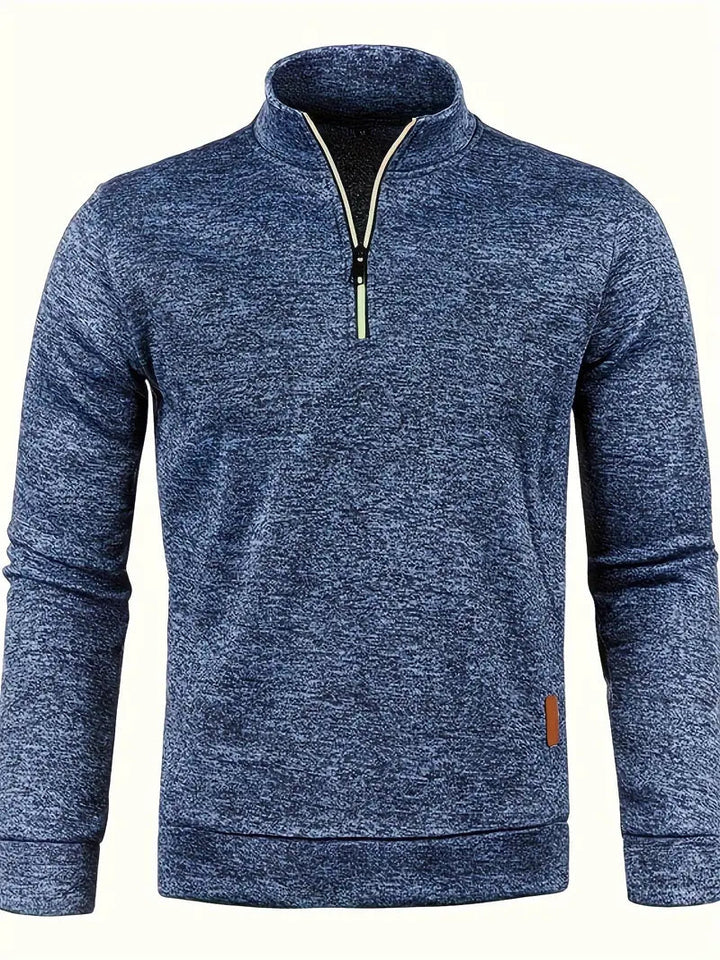 Levoire | Rento Manches Longues Fleece Halb Ykk Zippée Sweatshirt Merensininen