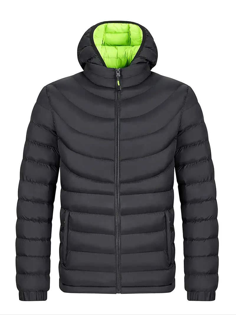 Levoire | Veste Matelassée Avec Col Montant Noir