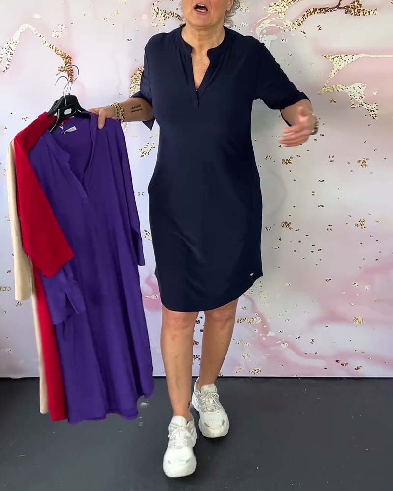 Levoire | Robe Midi Femme Col V