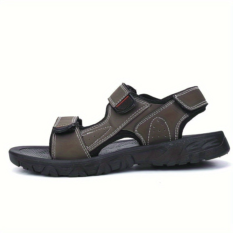 Levoire | Sandales Confortables Pour Hommes Avec Bride Réglable Couleur kaki