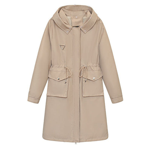 Levoire | Parka Femme Manteau Long En Coton Trenchcoat