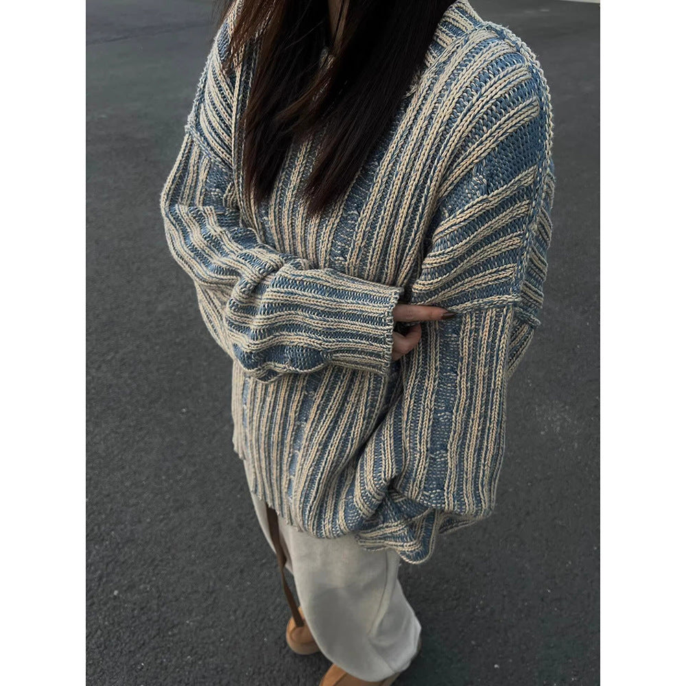 Levoire | Élégante Récolte De Vin Rayé Tricot