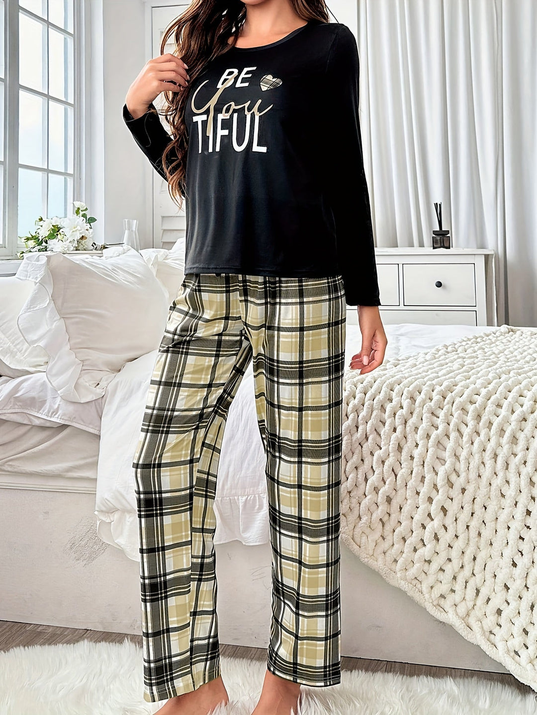 Levoire | Pyjama À Rayures Avec Manches Longues Et Pantalons Élastiques